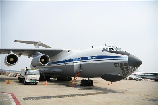 俄罗斯空军伊尔76重型运输机